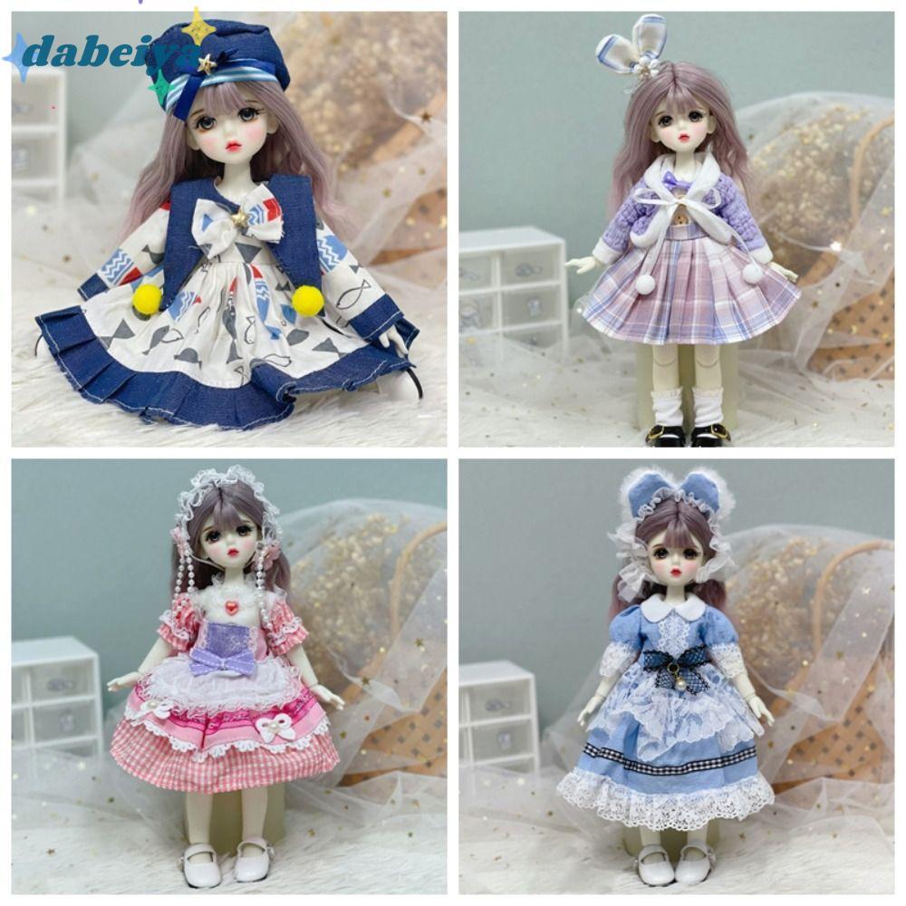 DABEIYA 1 / 6 Quần Áo Búp Bê BJD, Xinh Đẹp Với Mũ Hầu Gái Trang Phục, Đầm Lorita Lorita Dễ Thương Th