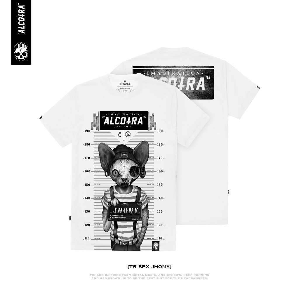 ALCOTRA BALI Ban đầu SPX JHONY // ÁO THUN JHONY ALCOTRA // KAOS PUTIH ALCOTRA // ALCOTRA Official St