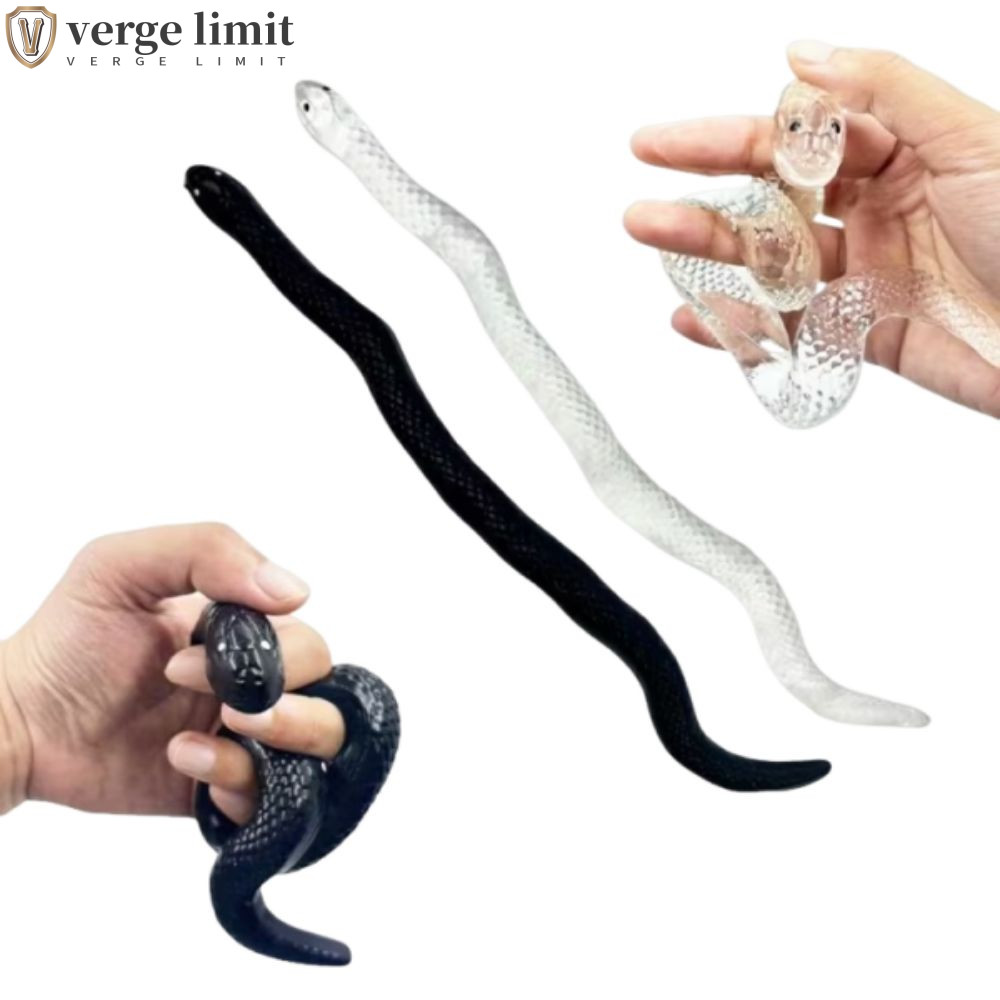 Đồ chơi bóp rắn VERGE LIMIT, Đồ chơi bóp rắn giả bằng nhựa bền bỉ, Đồ chơi bóp rắn giả bằng cao su m