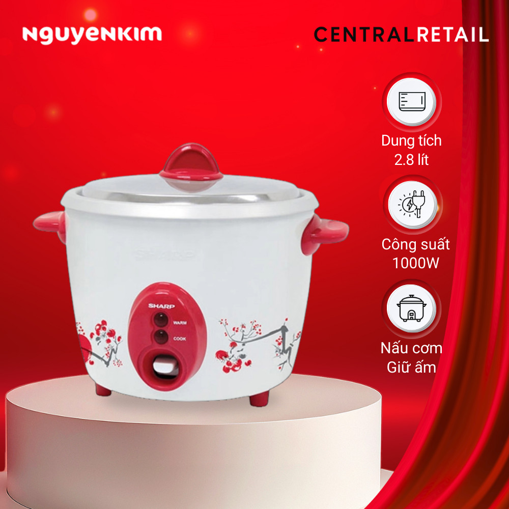 Nồi cơm điện Sharp 2.8 lít KSH-D28V