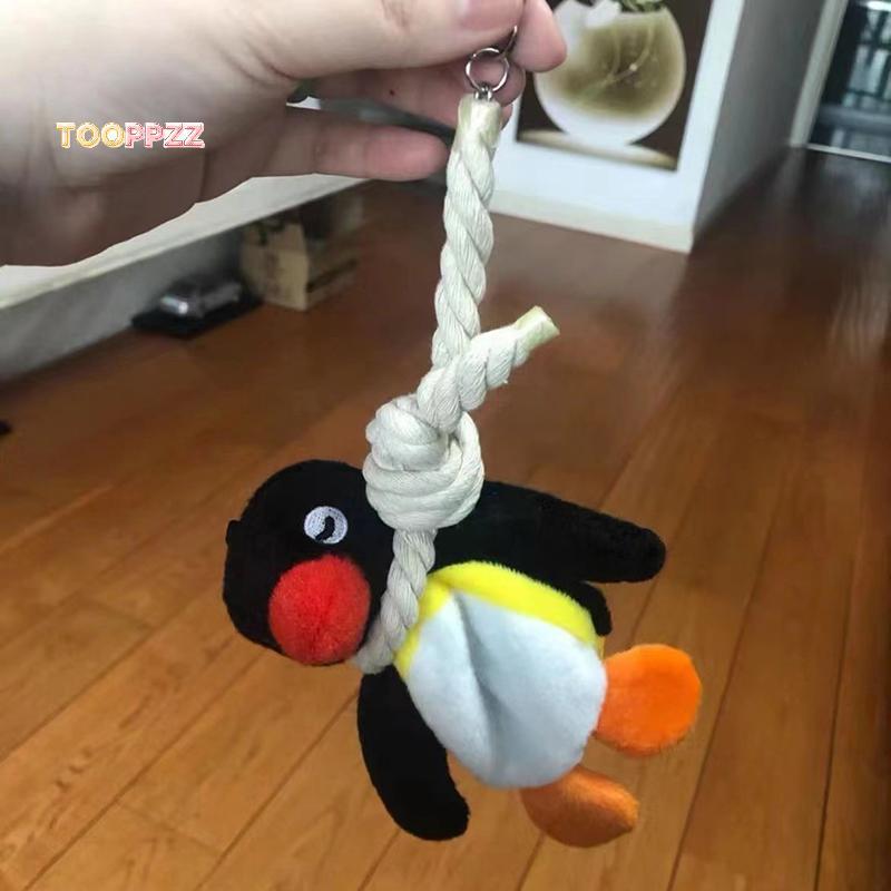 tooppzz Penguin Plush Keychain Doll Pendant Backpack Decoration Gift new