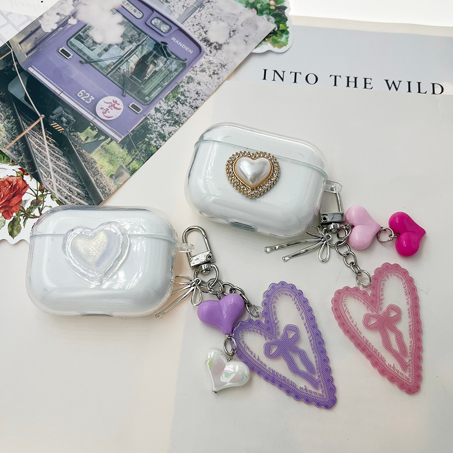 Ốp Lưng Tình Yêu Thời Trang Cho Anker Soundcore R60i NC / R50i NC K20i P20i P30i Ốp Lưng Silicon Tai