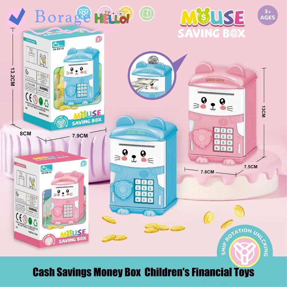 BORAGE Trẻ Em Heo Đất, Mini ATM Hộp Tiền Tiết Kiệm Tiền, Sáng Tạo Stitch Đồ Chơi Tiết Kiệm Tài Chính