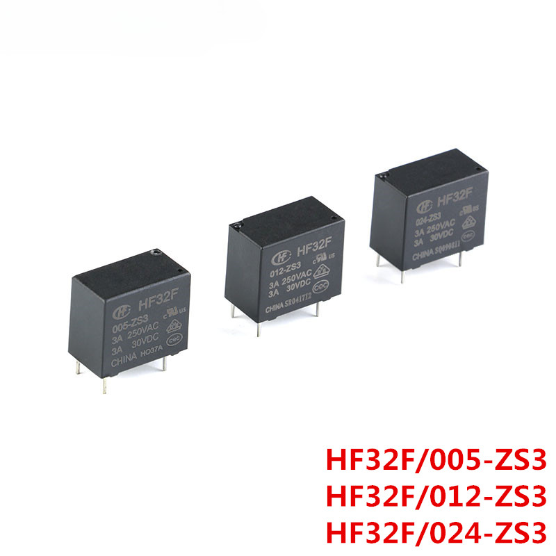 2 Chiếc JZC-32F 5V 12V 24V Rơ Le Nguồn JZC-32F-005-ZS3 JZC-32F-012-ZS3 JZC-32F-024-ZS3 10A 250VAC 5P