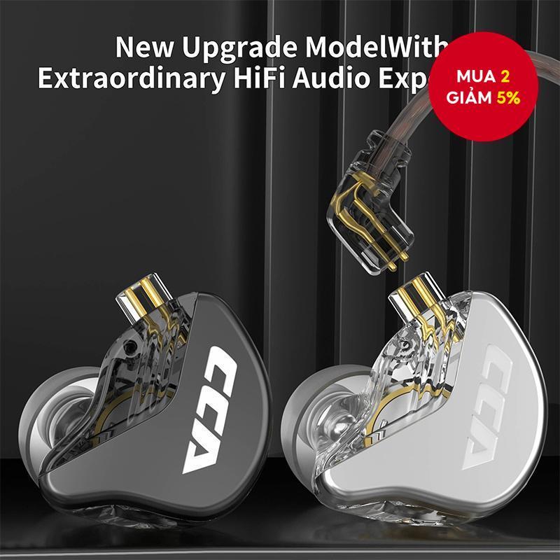 CCA CRA Dynamic Tai nghe màng HIFI In-Ear Có dây Fever In-Ear Tai nghe trò chơi có độ phân giải cao 