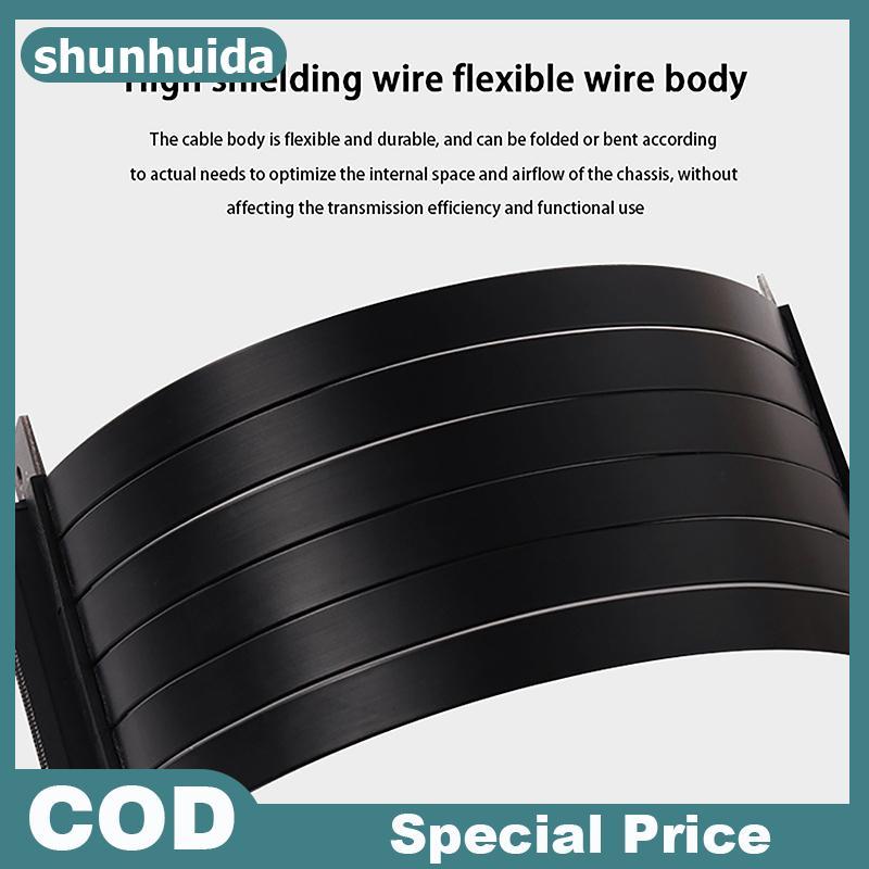Shunhuida Full Speed PCIE 3.0 4.0 16x Riser Cable Card Đồ họa Cáp nối dài PCIE Express GPU Mở rộng C