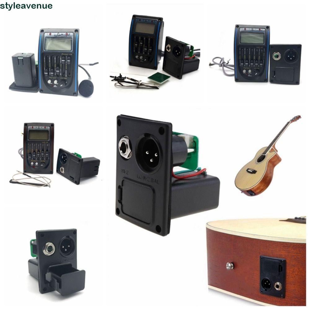 STYLEAVENUE Band Acoustic Guitar Preamp, LC-5 / 4 EQ Preamp Guitar Tuner System, Amplifier Professio