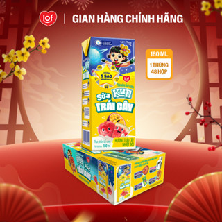  Sữa trái cây KUN vị trái cây thùng 48 hộp x 180ml 