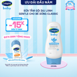  Sữa tắm gội dịu lành cho bé CETAPHIL BABY GENTLE WASH & SHAMPOO 230ML 