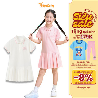   VOUCHER 12% GIẢM 40K ĐƠN 249K Đầm váy thun Polo bé gái Rabity 950.096 