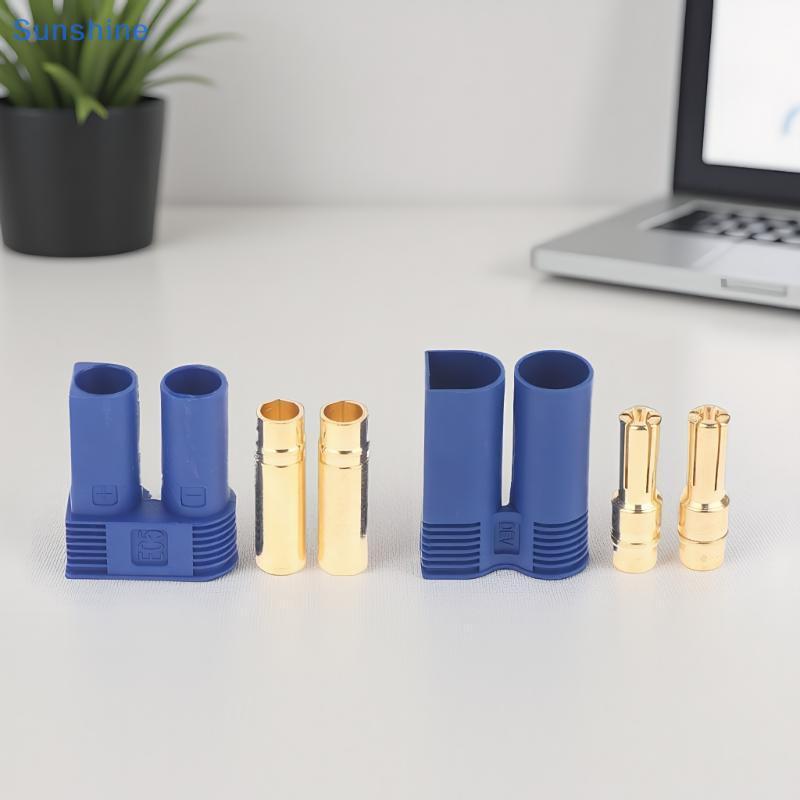 Sun 5 / 10 Cái Nam Nữ Mạ Vàng Chuối Cắm EC5 Bộ Kết Nối Cho RC Circuit Nam Nữ Viên Đạn Phần VN