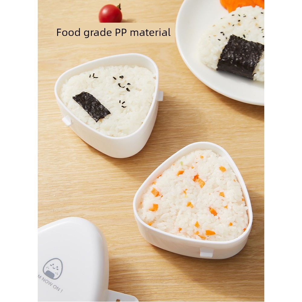 khuôn làm cơm nắm khuôn cơm nắm Khuôn cơm nắm Nhật Bản tự làm hộp cơm nắm tam giác hộp cơm trưa làm 