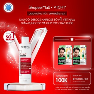  Dầu gội ngăn ngừa giảm rụng tóc giúp tóc chắc khỏe dày dặn Vichy Dercos Hairloss SỐ 1 Việt Nam được khuyên dùng 200ml 
