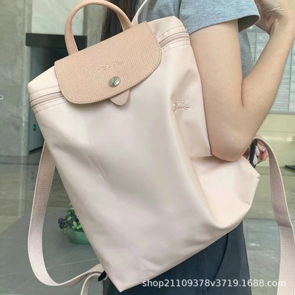 Long*  70Anniversary Backpack Nylon School Bag Waterproof Foldable Casual Lightweight Women's Backpa