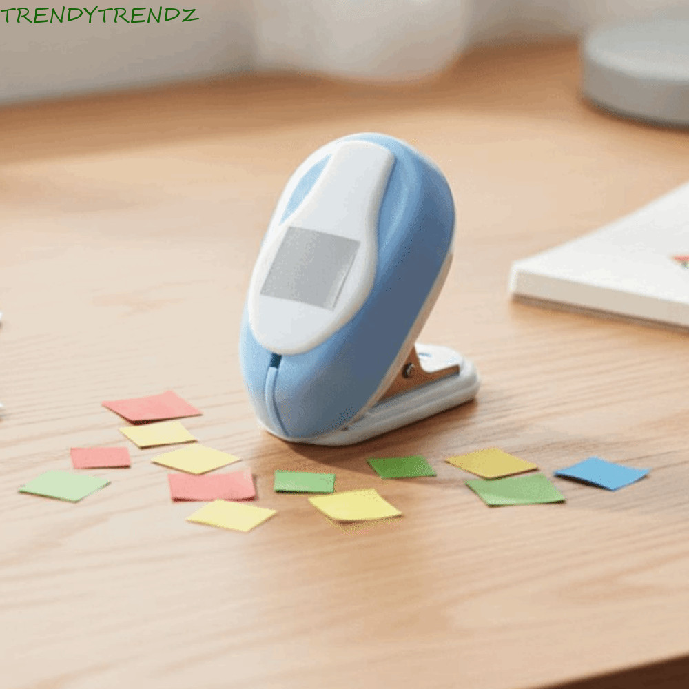 TRENDYTRENDZ Stamp Border Punch, Stamp Shape Hole Puncher Embossing Machine, Văn phòng phẩm Puncher 