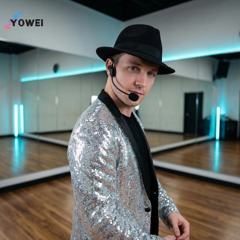 YOWEI Nhẹ Giả Micro Tai Nghe Chống Đỡ Cho Rostar Trang Phục Tiệc Halloween Và Nhập Vai Phụ Kiện VN
