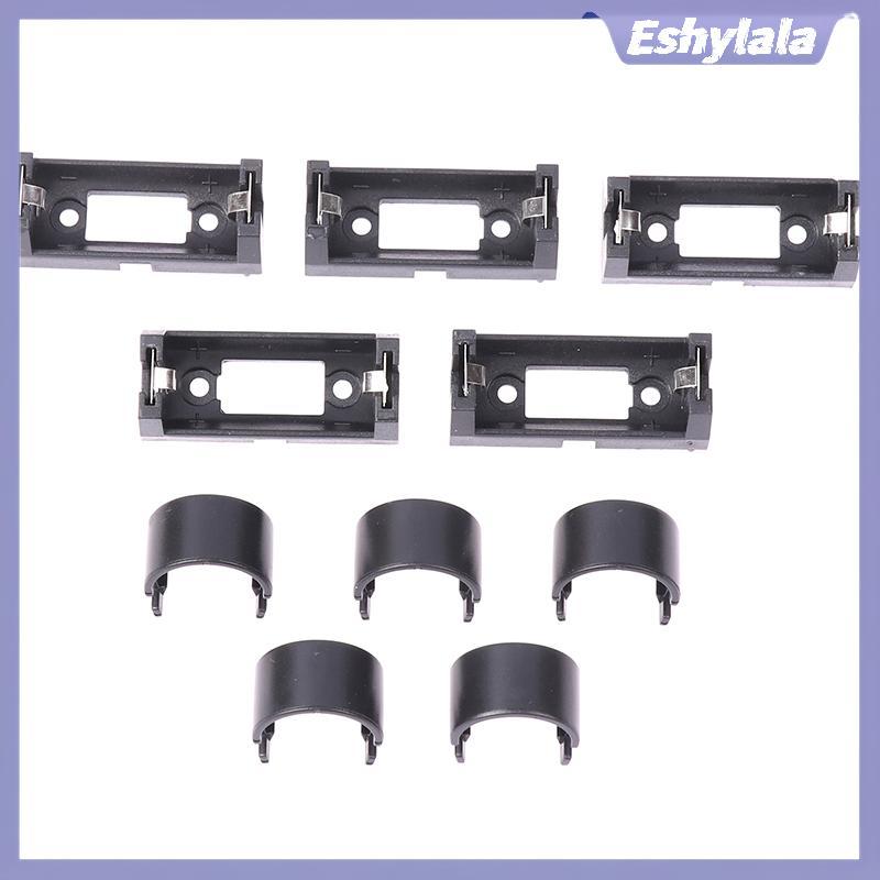 Eshylala 5 Chiếc Cắm CR123A Pin 16340 Hộp Pin LIR123A Hộp Bảo Quản Pin CR123A Vỏ Pin Cho PCB DIY