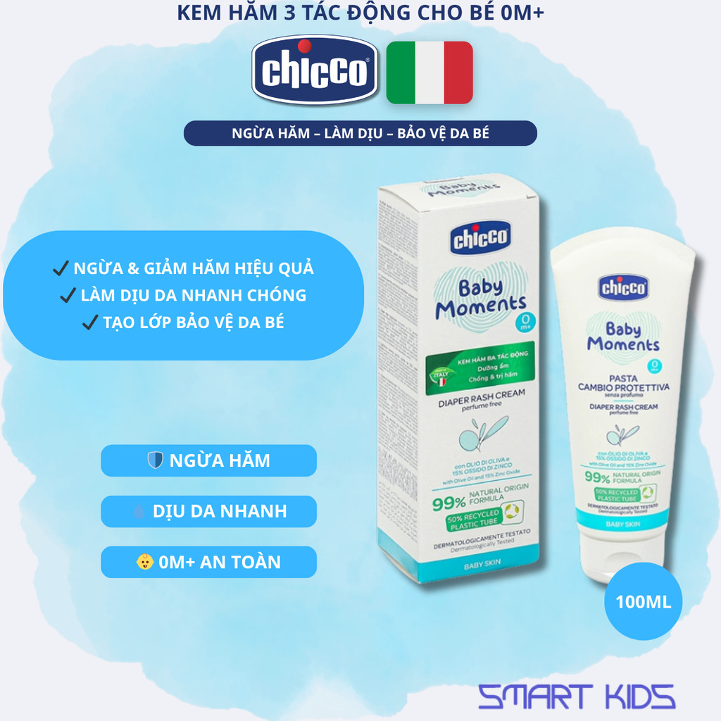 Kem Hăm 3 Tác Động Chicco 0m+ 100ml