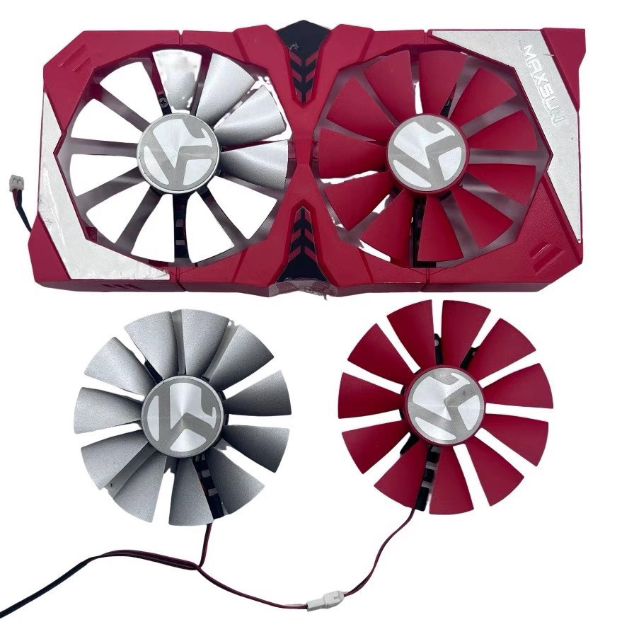 [Quạt làm mát máy tính] Quạt làm mát Card đồ họa Ming Xuan RX460 560D GTX1060 1050TI Terminator 3G 4