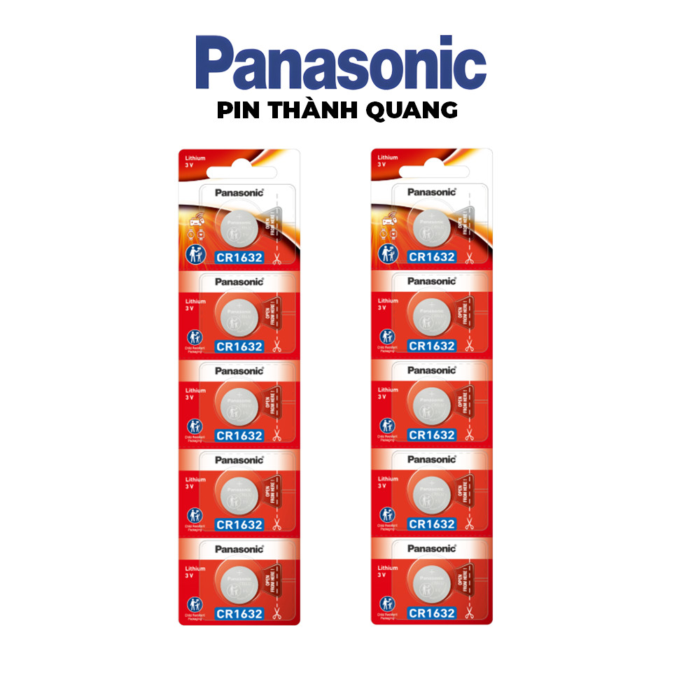 Pin Panasonic CR1632 Lithium 3V - Hàng Chính Hãng | DeskSetupVN