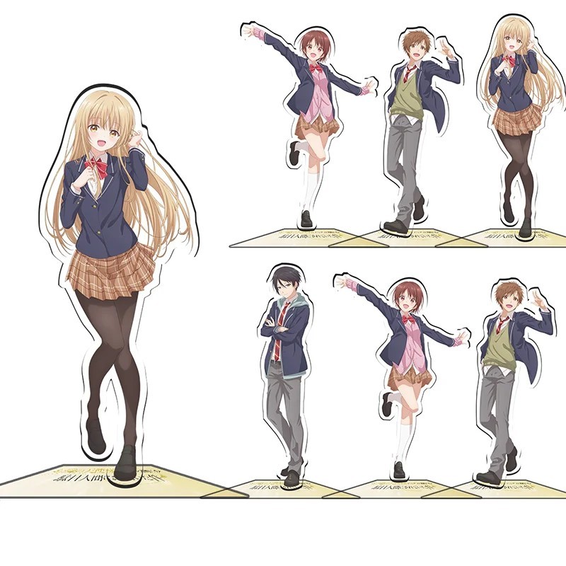 Standee Anime Thiên Sứ Nhà Bên Mahiru Shiina Mô Hình Mica Acrylic Trang Trí Bàn Học Otonari no Tensh