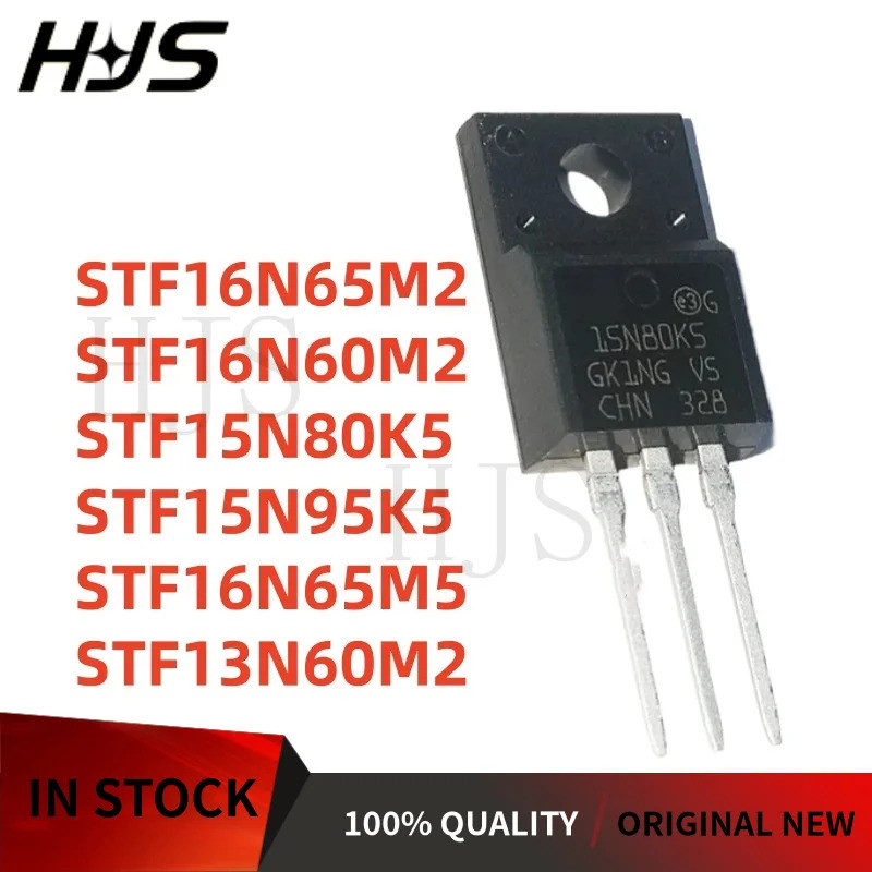 10 CÁI STF13N60M2 STF15N95K5 STF15N80K5 STF16N60M2 STF16N65M2 STF16N65M5 13N60M2 15N95K5 15N80K5 16N
