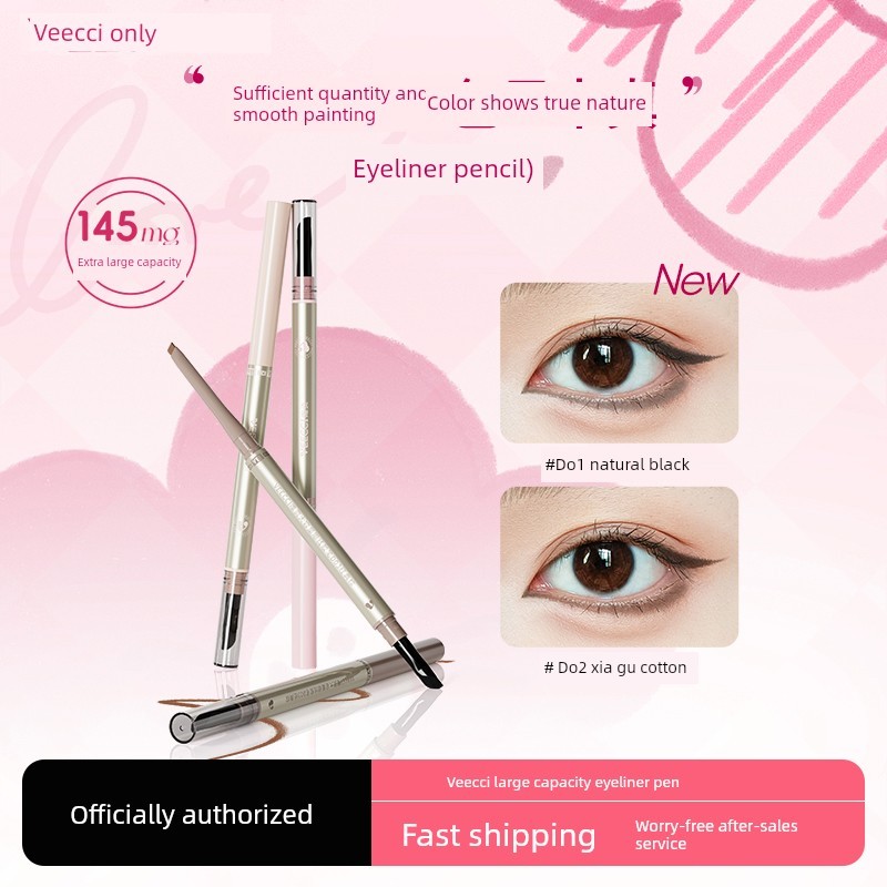 chì kẻ mắt eyeliner Bút Gel kẻ mắt dung tích lớn VEEECCI / VEECCI Bút Gel chống thấm nước Chống nhòe