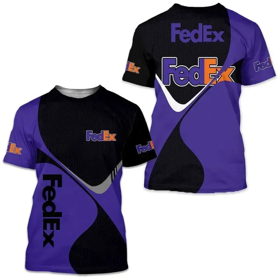 Áo thun in hình 3D FedEx 2025, phù hợp cả nam và nữ