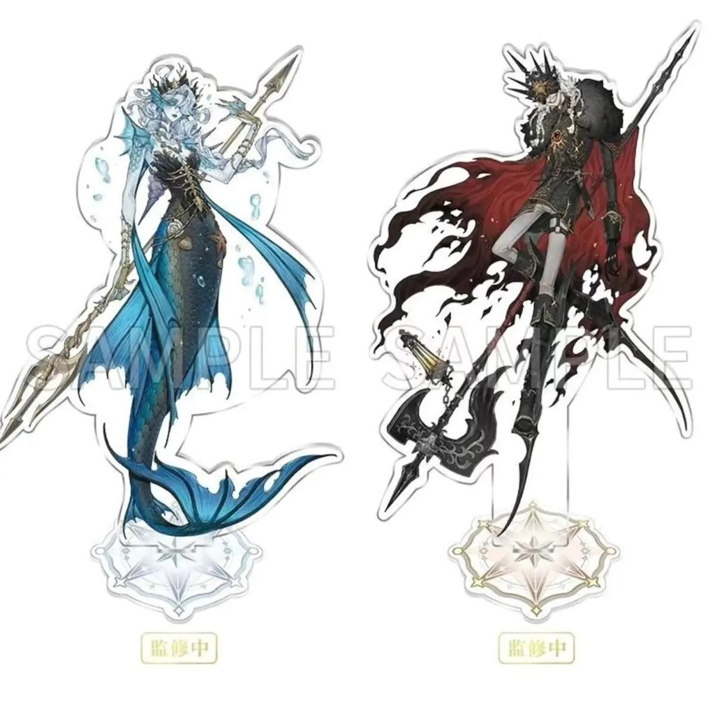 Mô hình Standee Identity V Galaxy series Grace Naiad Ithaqua  decor bàn học trang trí quà tặng Đệ Nh