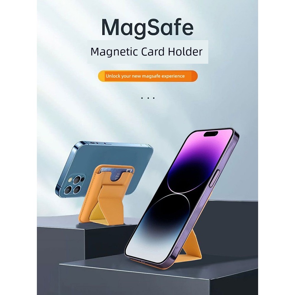 ví magsafe magsafe wallet Đế Máy Đựng Thẻ Từ Tính Thích Hợp Cho Apple 17ProMax Đế Gấp Đựng Thẻ iPhon