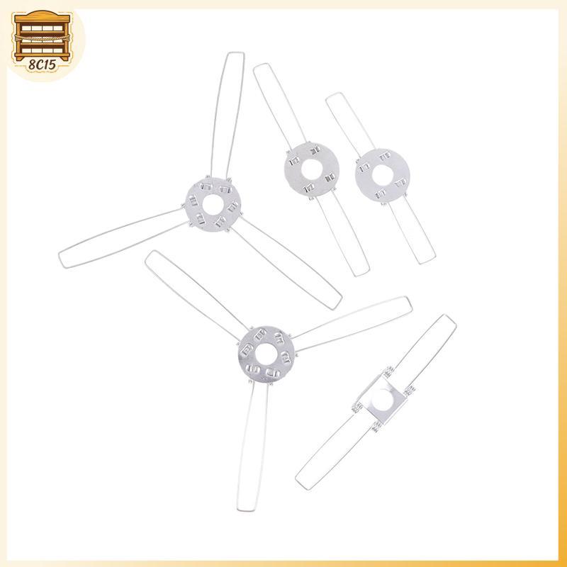 [8C15] 4 Kẹp lò xo cố định mạ kẽm 2-Forks 3-Forks để cố định tấm chắn đèn DIY cho đèn Pandent Đèn lồ