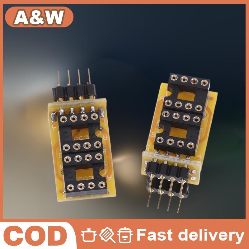 Null Dual Single DIP8 Sang Single OP-Amp Audio Opamp Adapter Chuyển Đổi Ghế Cho NE5534 AD797 OPA627 