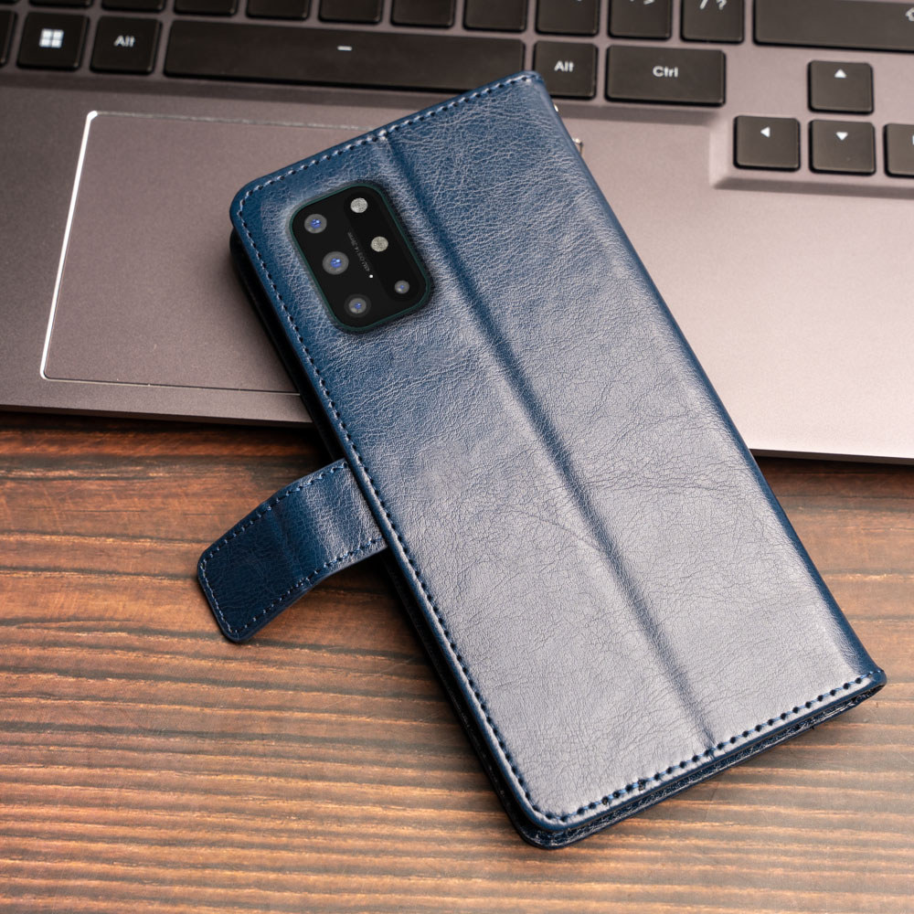 Ví Lật Da Điện Thoại OnePlus 8T 8T + 5G KB2001 KB2000 KB2003 KB2005 KB2007 Chân Đế Đựng Thẻ