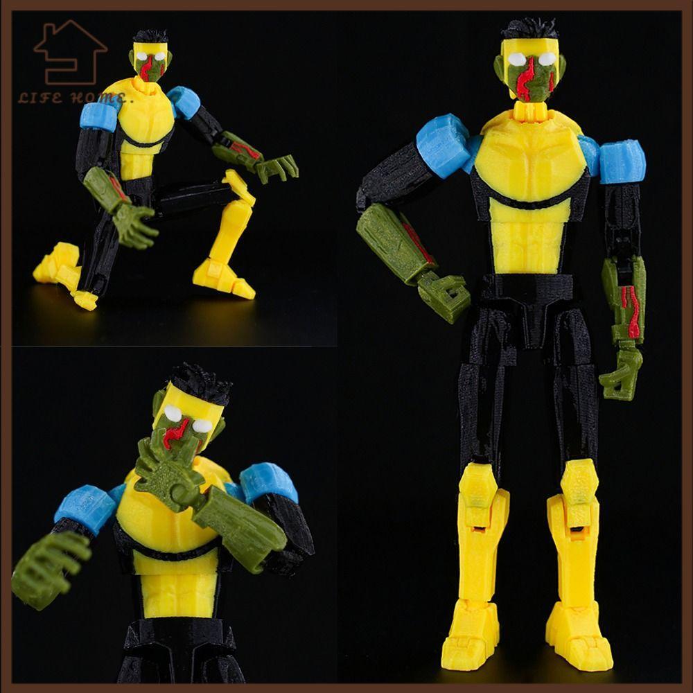 Nhân vật hành động in hình YELGIRL, Zombie Invincible Dummy13 Nhân vật 3.0 bất khả chiến bại, Đồ chơ