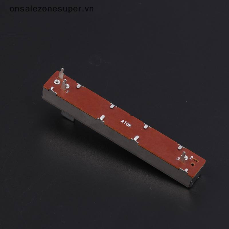 Ons 88mm 3 chân Máy đo điện áp đơn A10K B10K Máy đo điện áp trượt thẳng Máy trộn kênh đơn Fader Stro