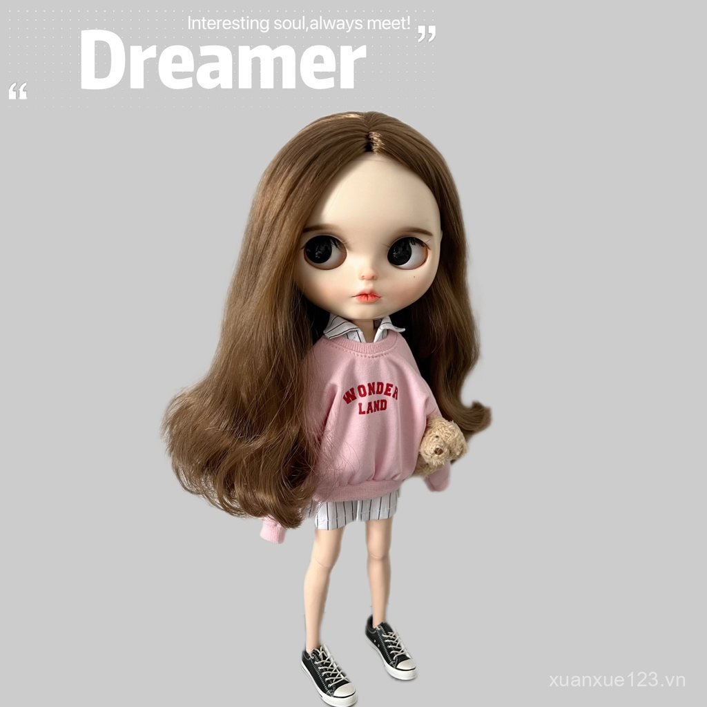 Vải Nhỏ blythe Búp Bê Quần Áo Phụ Kiện ob24 Cơ Thể azone19 Cơ Thể Chung pp fr Quần Áo Trẻ Em 38 Yuan