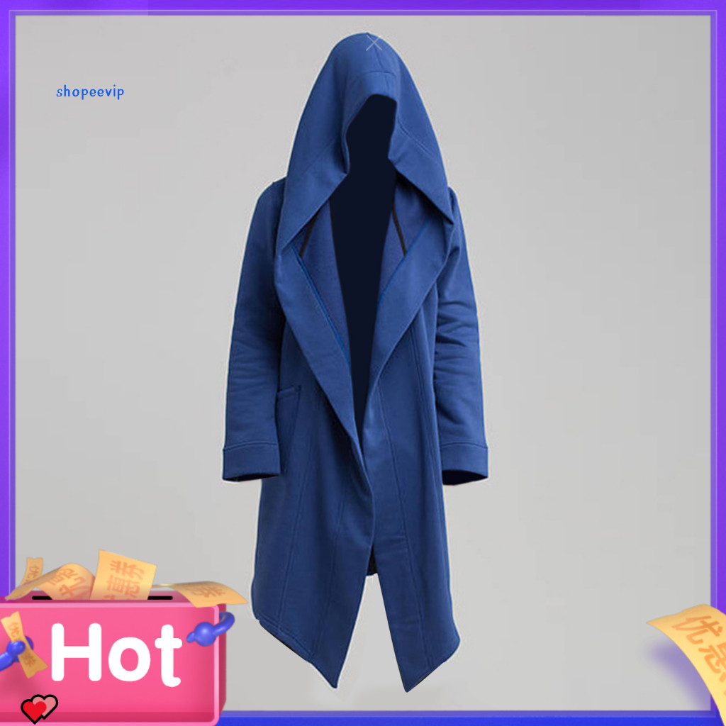 Áo khoác nam oversize cardigan trench coat màu trơn, phù hợp mùa thu