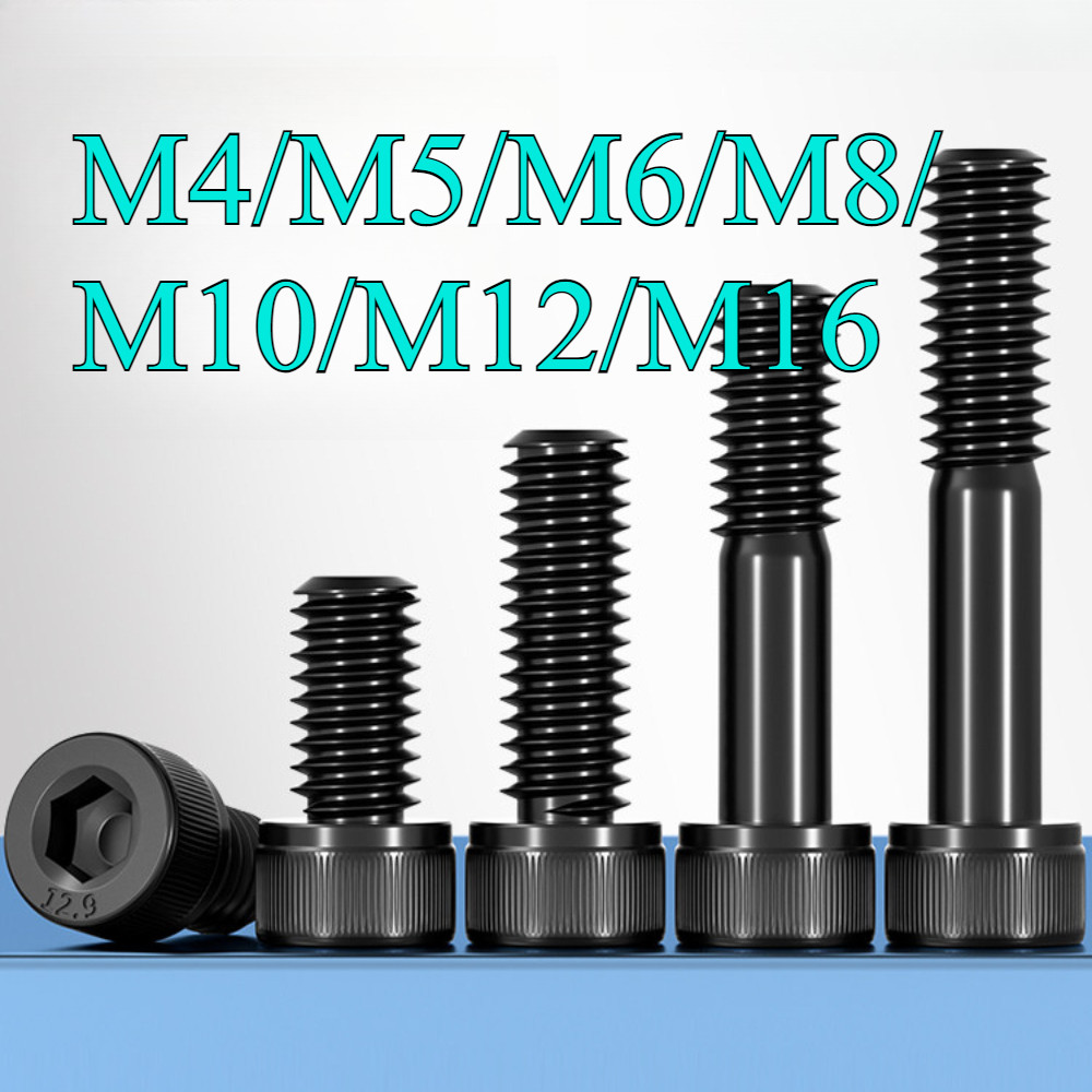 Bu lông ren trái cấp 12.9 vít đầu chén lục giác chìm ren ngược đầu trụ ren ngược M4 / M5 / M6 / M8 /