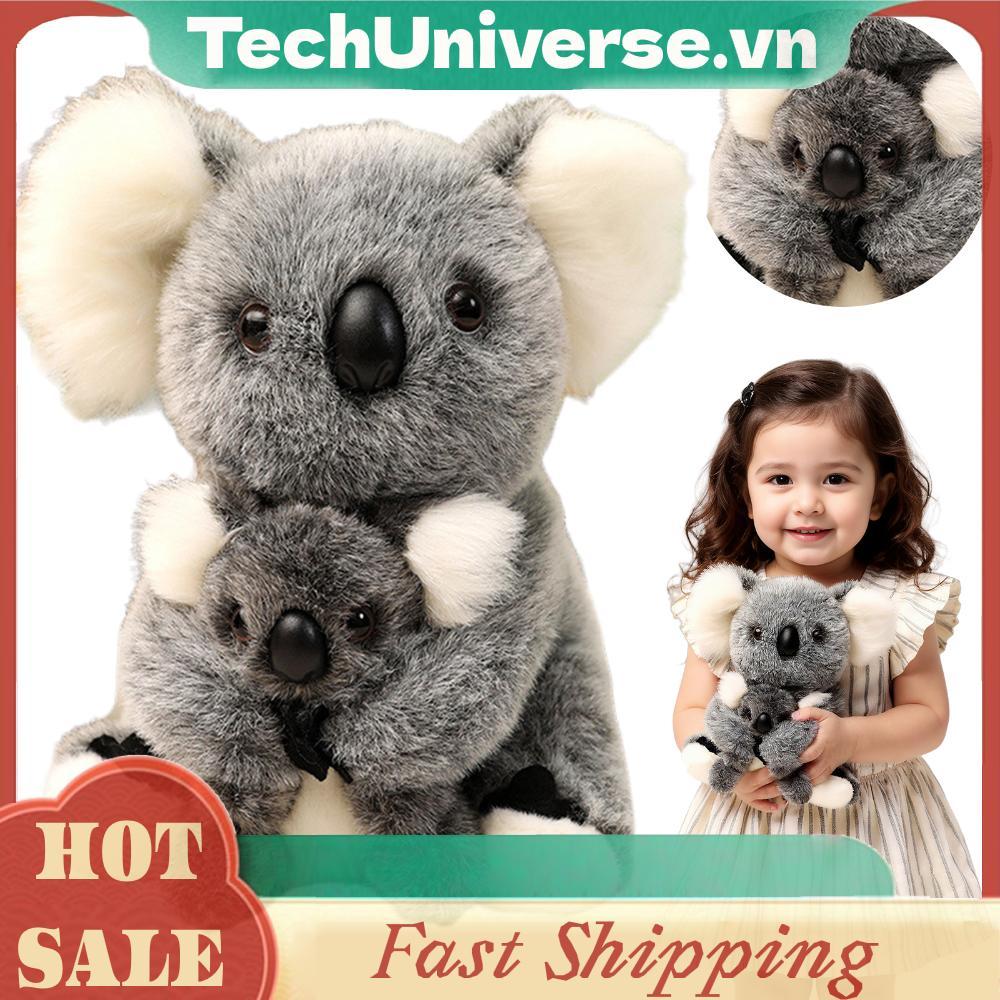 Koala Đồ Chơi Sang Trọng Mềm Koala Thú Nhồi Bông Búp Bê Sang Trọng Koala Cho Trẻ Em (Xám)