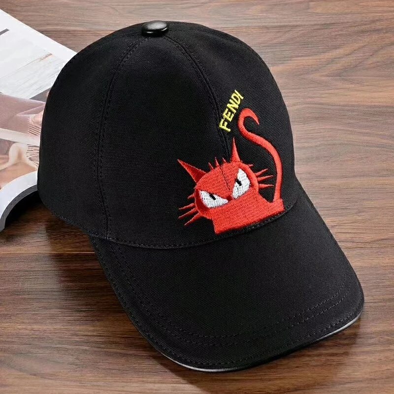 Mũ FENDI FENDI Mũ bóng chày thêu Unisex