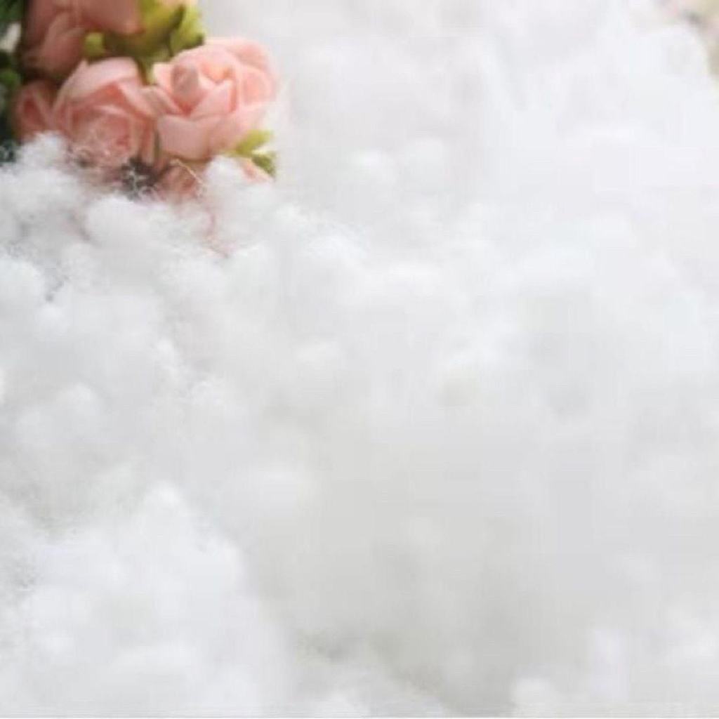 1KG Bông Gòn Bi Nhồi Thú Bông, Bông Gòn Nhồi Gối, Bông Gòn Trắng Loại 1