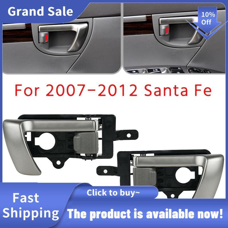 Tay nắm cửa bên trong bên trái + bên phải cho 2007-2012 có núm màu xám 82610-2B010 82620-2B010