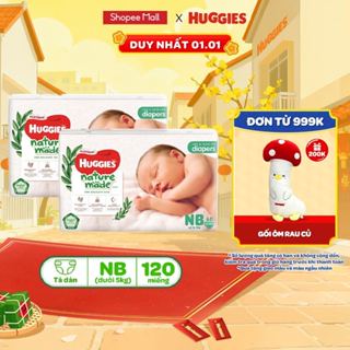  Combo 2 Tã Bỉm dán Huggies Platinum NatureMade M64 L54 XXL44 