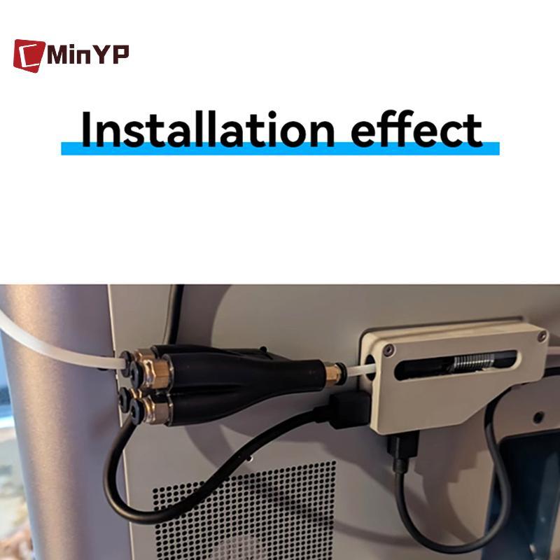 CMinYP Cho Bambu Lab AMS Kết Nối 4 Trong 1 PTFE Adapter Cổng Mở Rộng 4 Cho Ăn Nhiều Màu Cho Bambulab