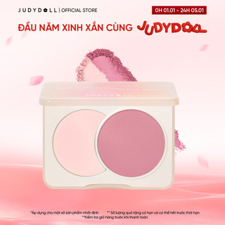  JUDYDOLL Phấn má hồng Duo-color Combination Blush Đa năng Bắt sáng Tạo khối khuôn mặt 6g 
