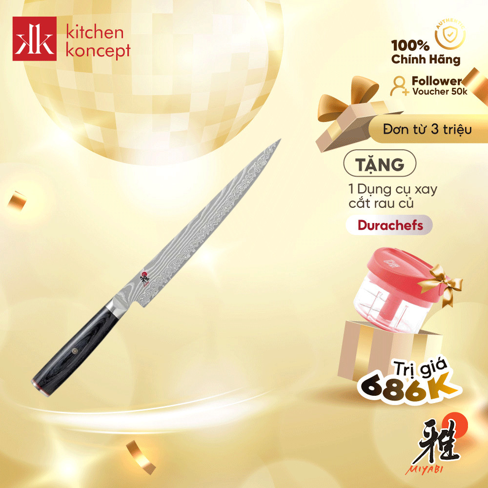 Miyabi - Dao Sujihiki 5000FCD - 24cm