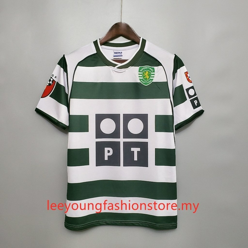 SFC 01-03 Sports Home Retro Soccer Jersey Bóng đá #RONALDO 28