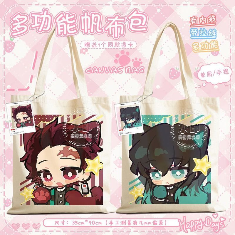 Demon Slayer / Muichiro / Giyu / Zenitsu / Inosuke / Demon Slayer Túi Tote Giyuu Muichiro Zenitsu Tú