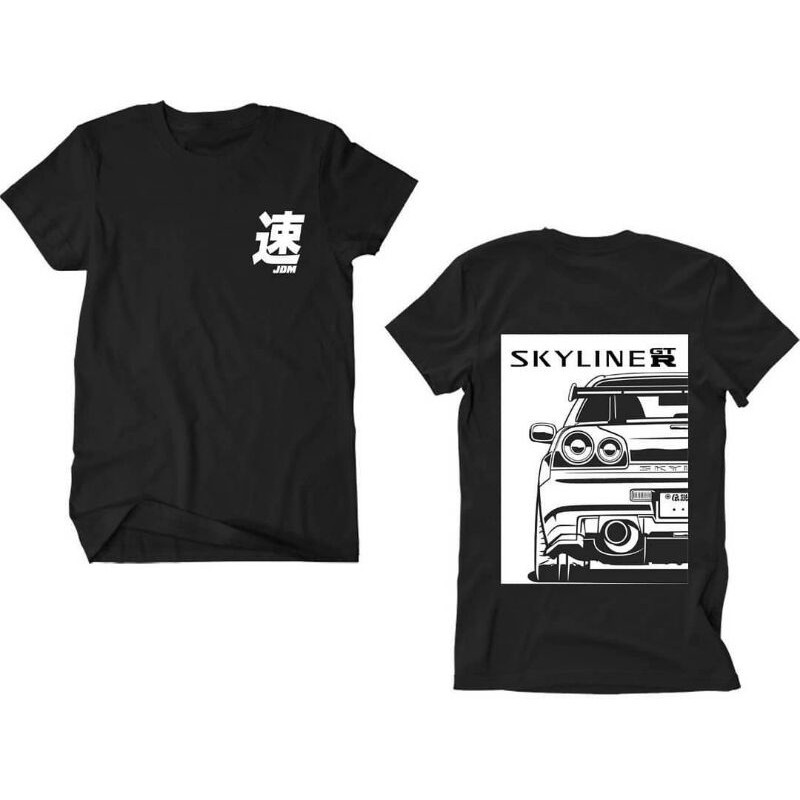 Áo thun ô tô Nissan Skyline Gtr R34 Jersey
