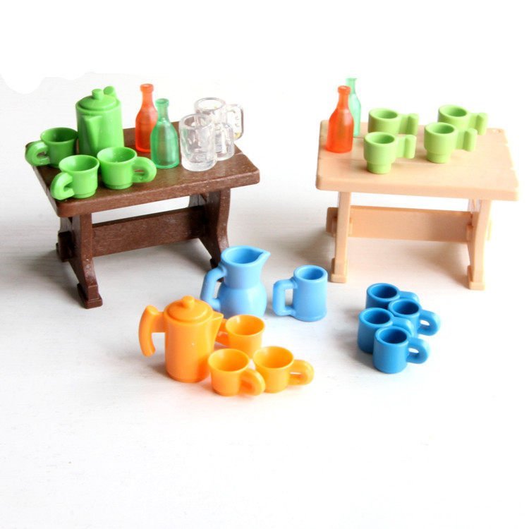 Đức Playmobil Playmobil Mobi World Mobi Búp bê Búp bê Búp bê Bàn thủy tinh